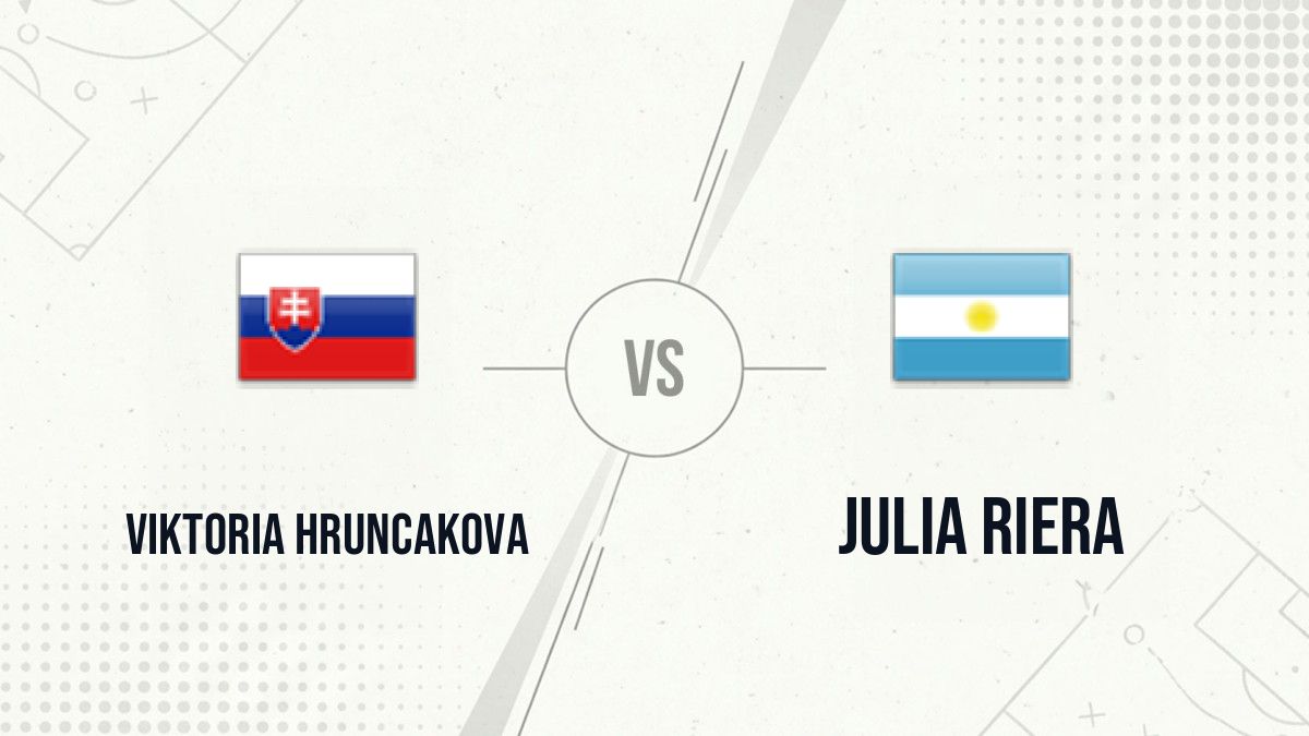 Pronostic Viktoria Hruncakova Julia Riera