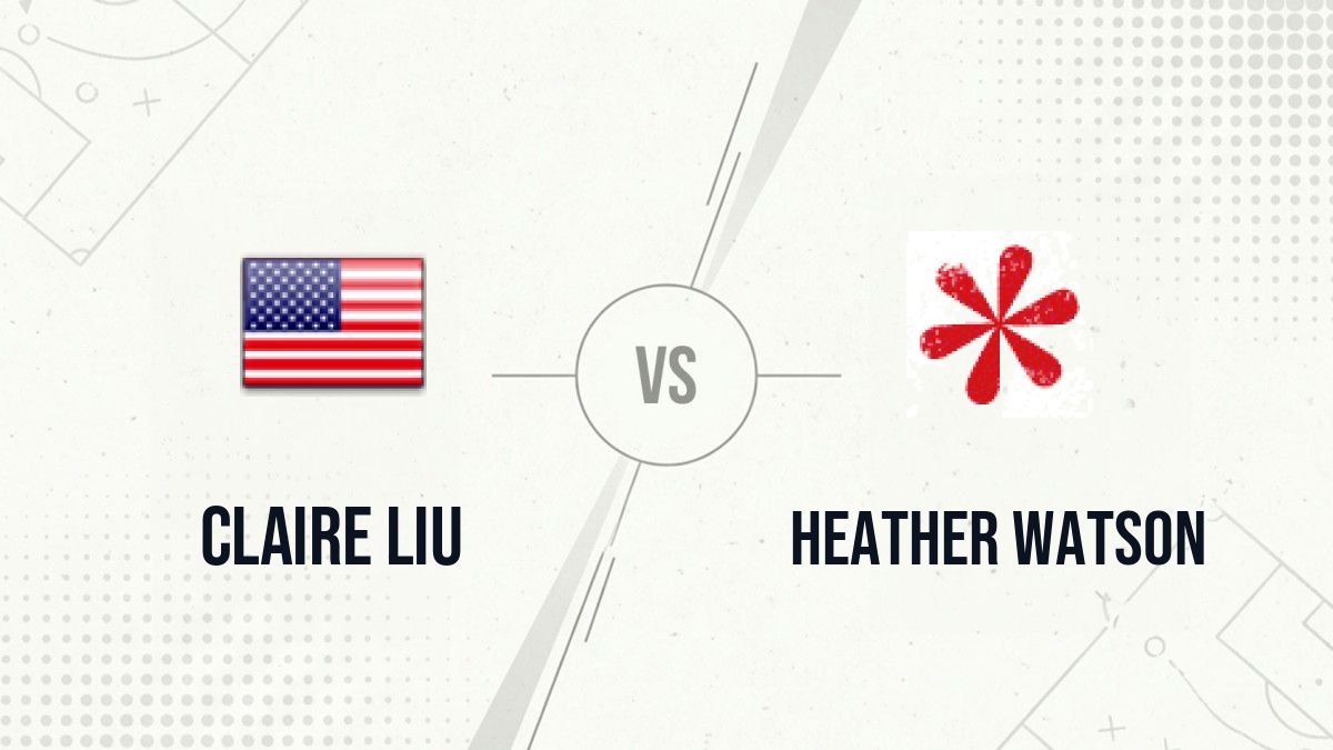 Pronostic Claire Liu Heather Watson