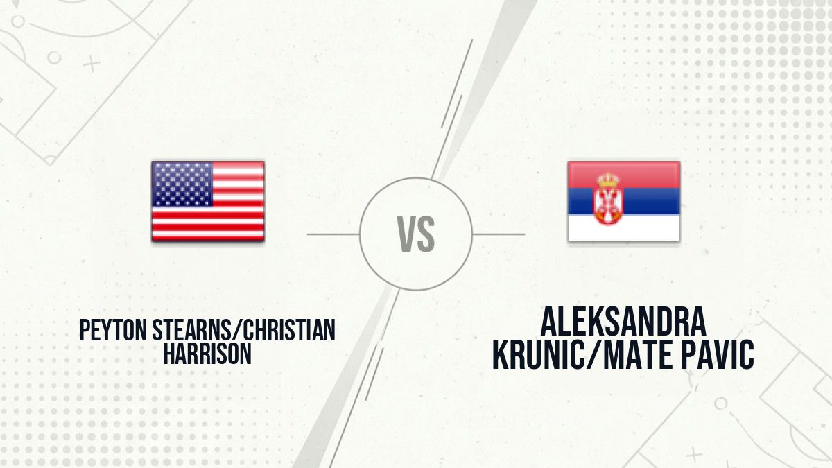Pronostic Peyton Stearns/Christian Harrison Aleksandra Krunic/Mate Pavic