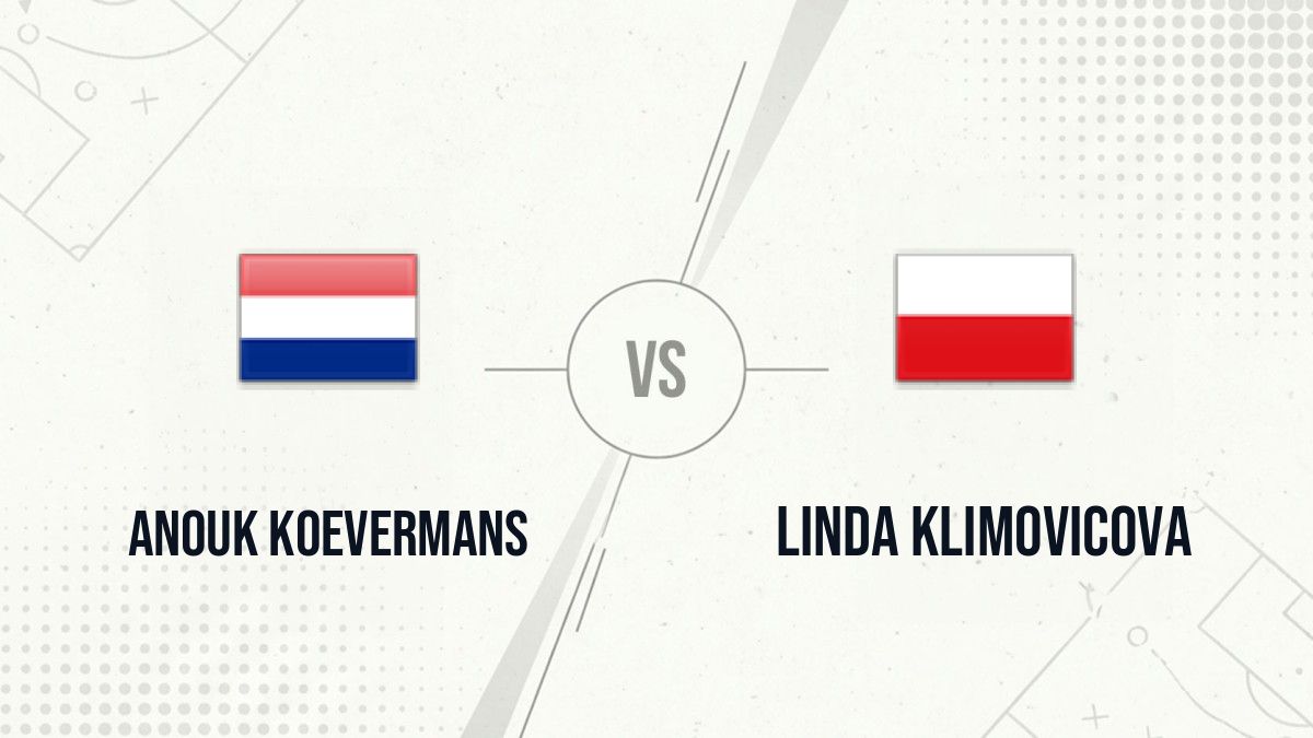 Pronostic Anouk Koevermans Linda Klimovicova