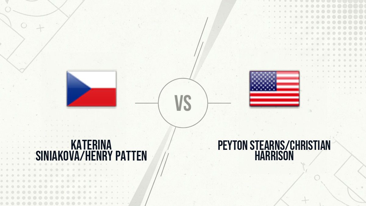 Pronostic Katerina Siniakova/Henry Patten Peyton Stearns/Christian Harrison