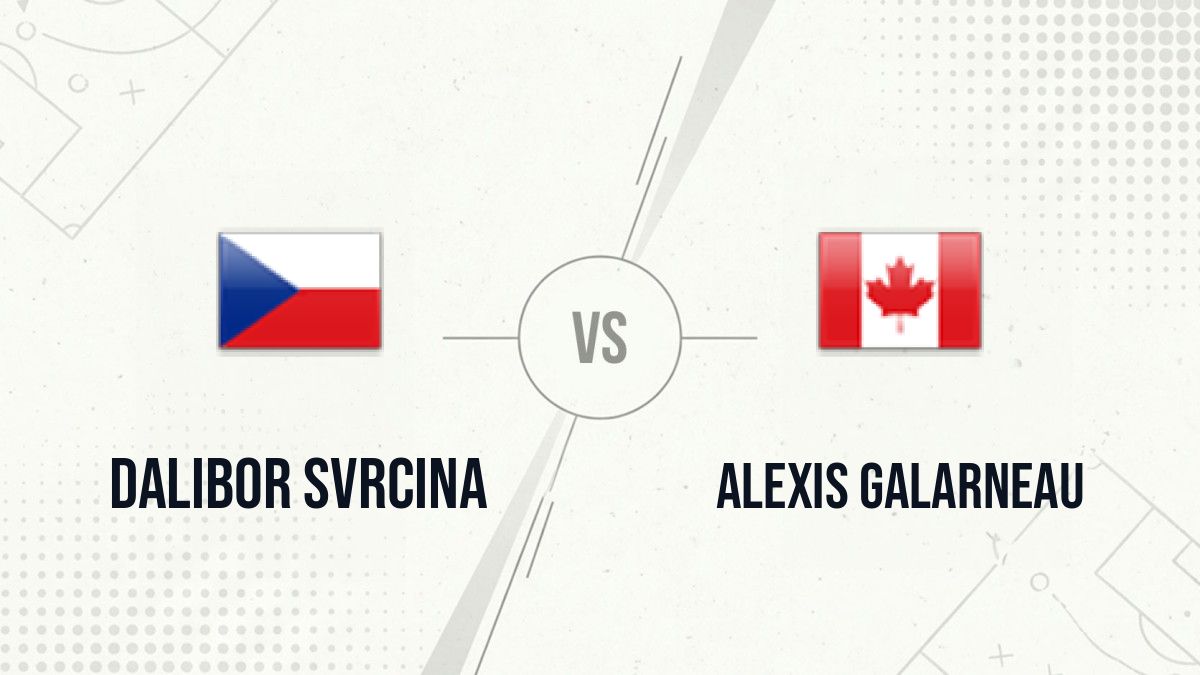 Pronostic Dalibor Svrcina Alexis Galarneau