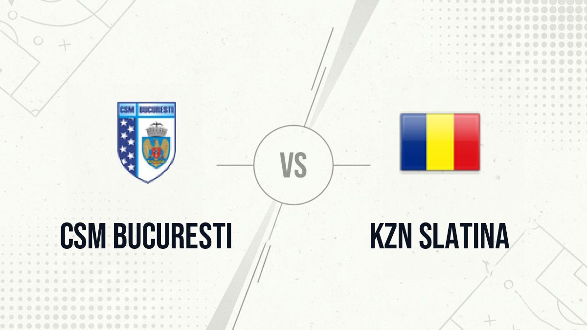 Pronostic CSM Bucuresti KZN Slatina