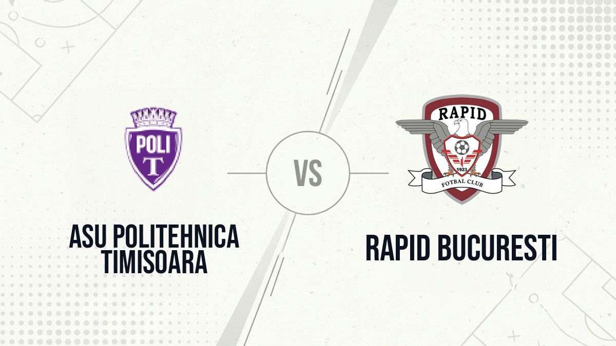 Pronostic ASU Politehnica Timisoara Rapid Bucuresti