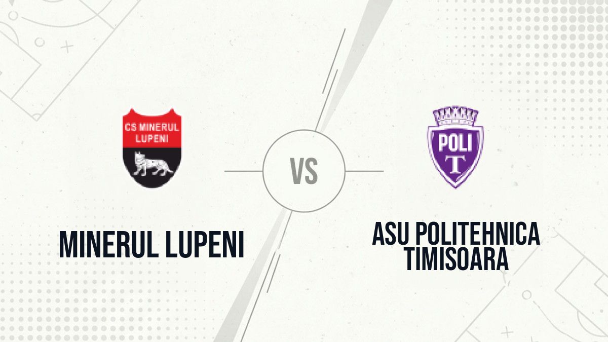Pronostic Minerul Lupeni ASU Politehnica Timisoara