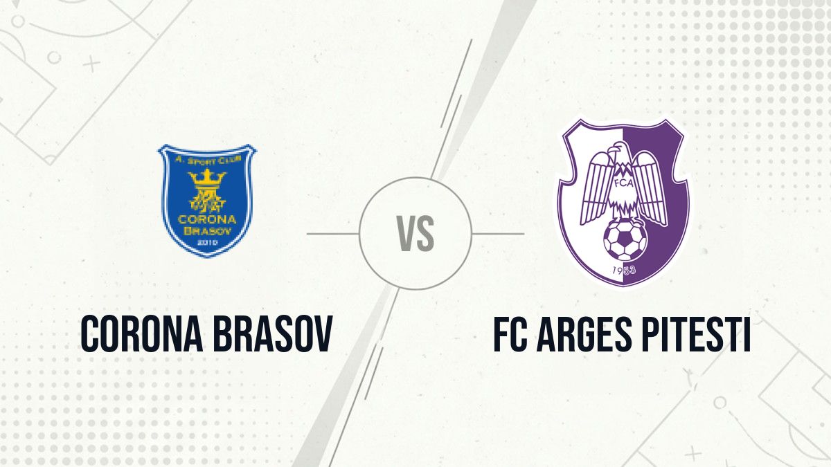 Pronostic Corona Brasov FC Arges Pitesti