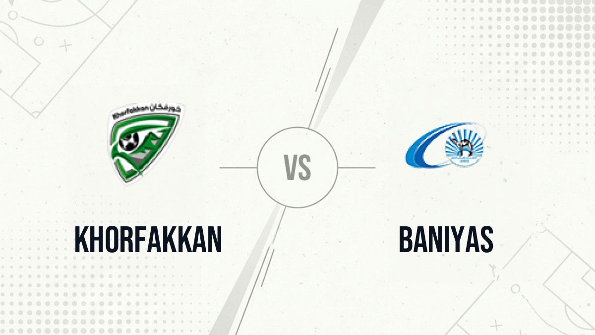 Pronostic Khorfakkan Baniyas