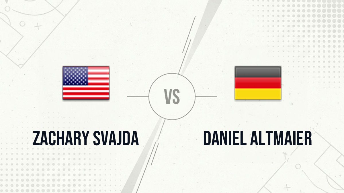 Pronostic Zachary Svajda Daniel Altmaier