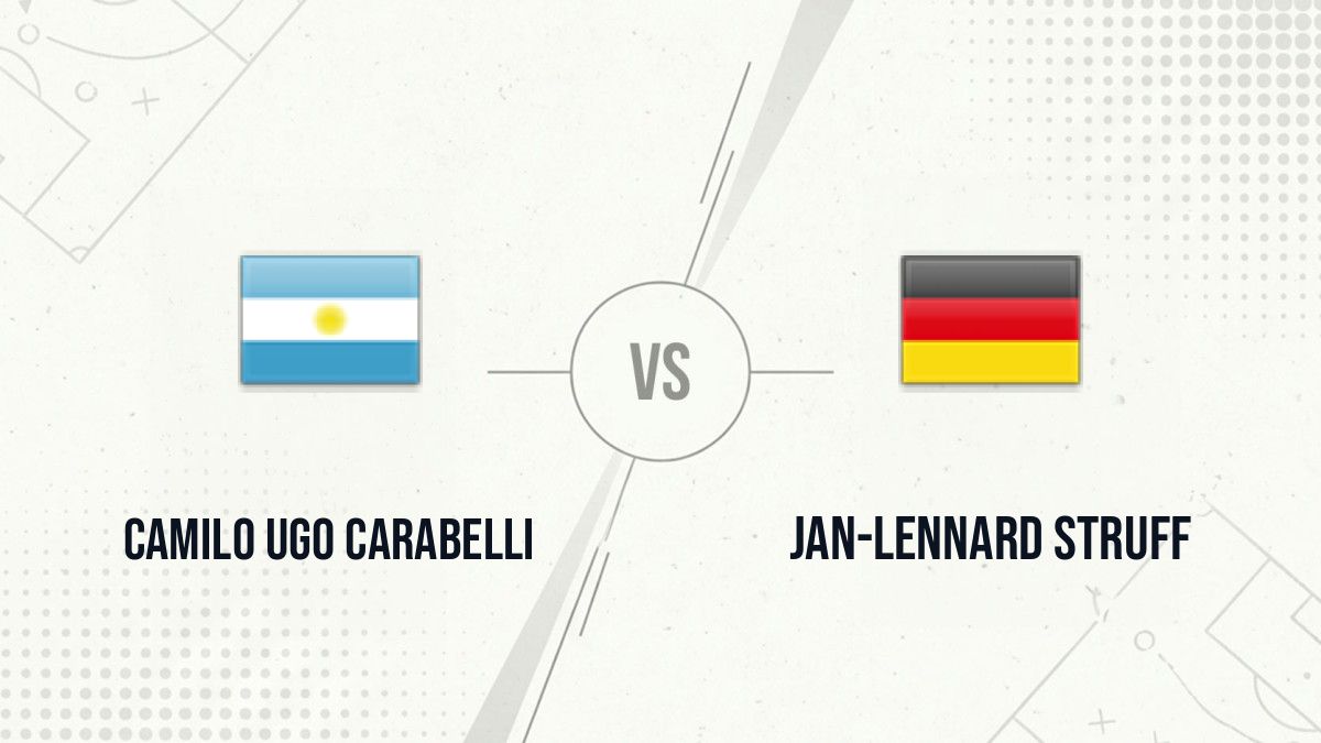 Pronostic Camilo Ugo Carabelli Jan-Lennard Struff