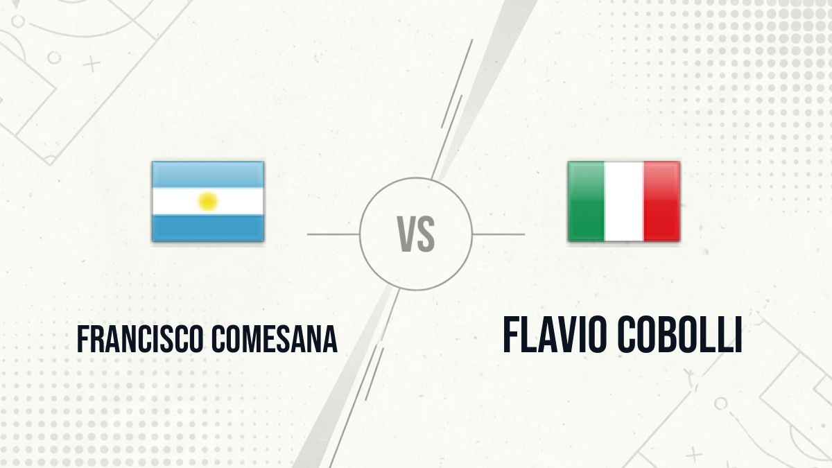 Pronostic Francisco Comesana Flavio Cobolli