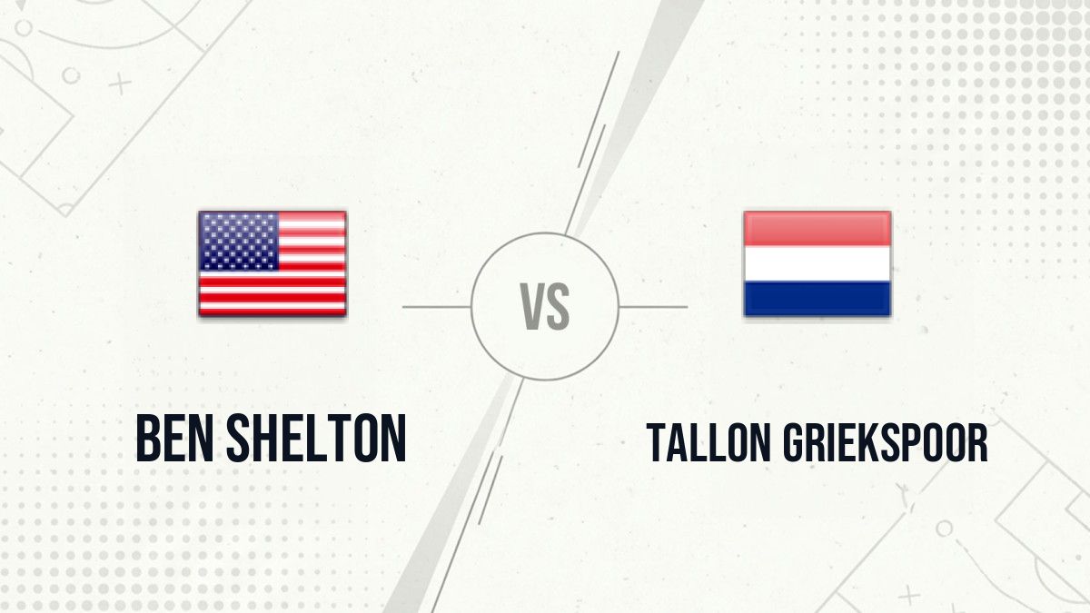 Pronostic Ben Shelton Tallon Griekspoor