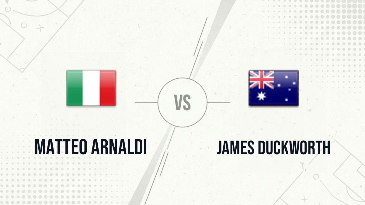 Pronostic Matteo Arnaldi James Duckworth