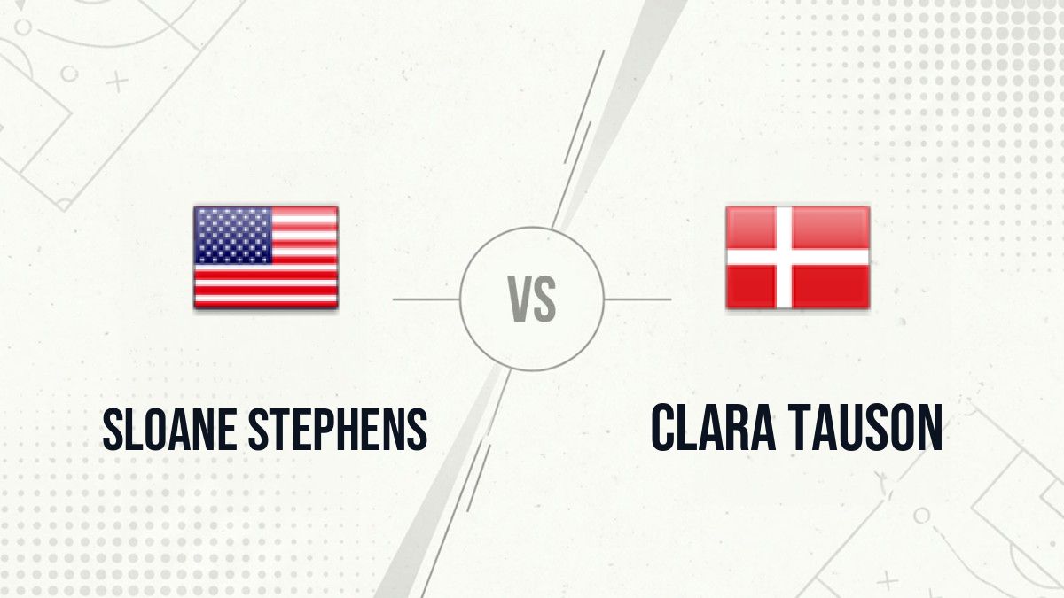 Pronostic Sloane Stephens Clara Tauson