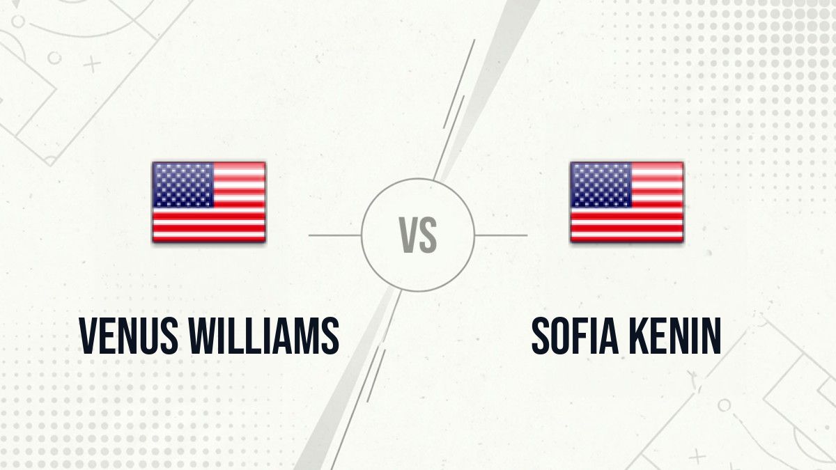 Pronostic Venus Williams Sofia Kenin