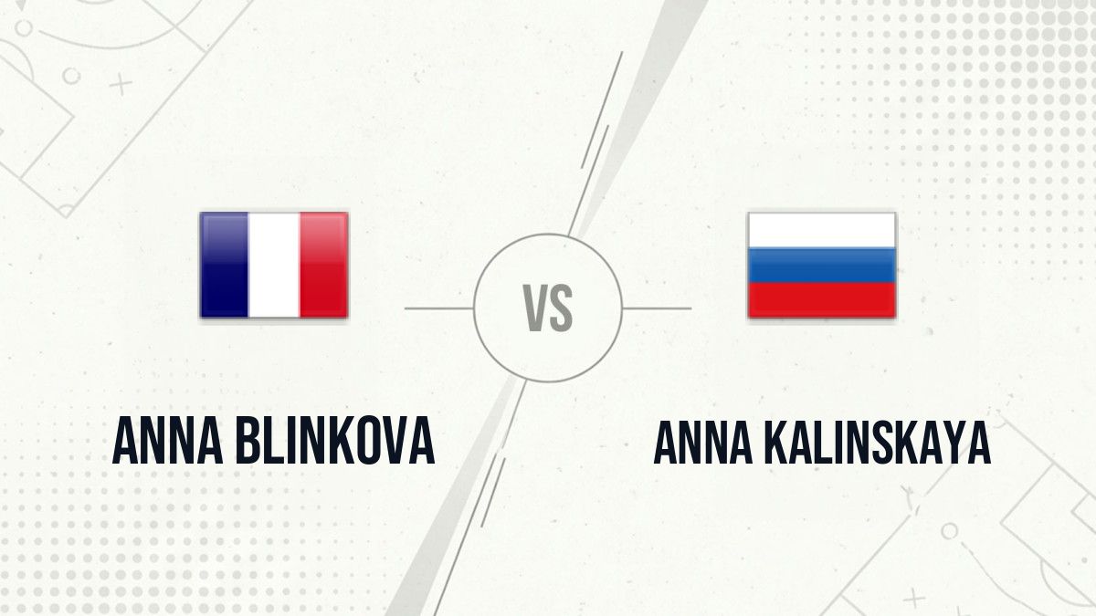 Pronostic Anna Blinkova Anna Kalinskaya