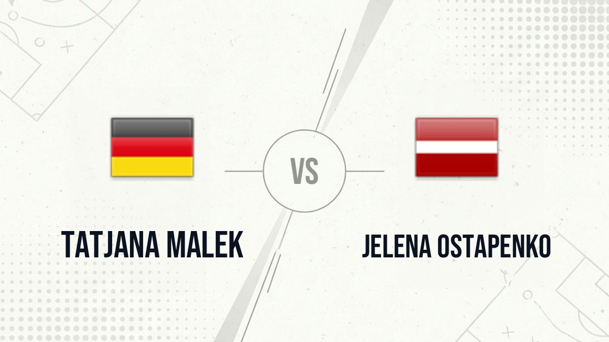 Pronostic Tatjana Malek Jelena Ostapenko