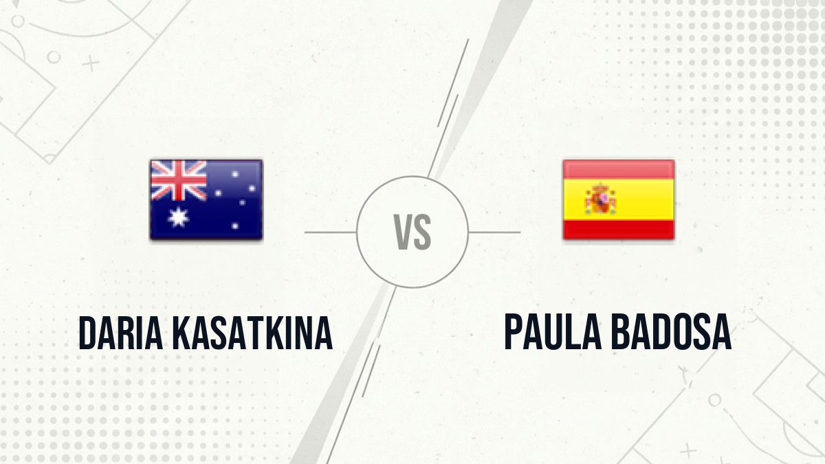 Pronostic Daria Kasatkina Paula Badosa