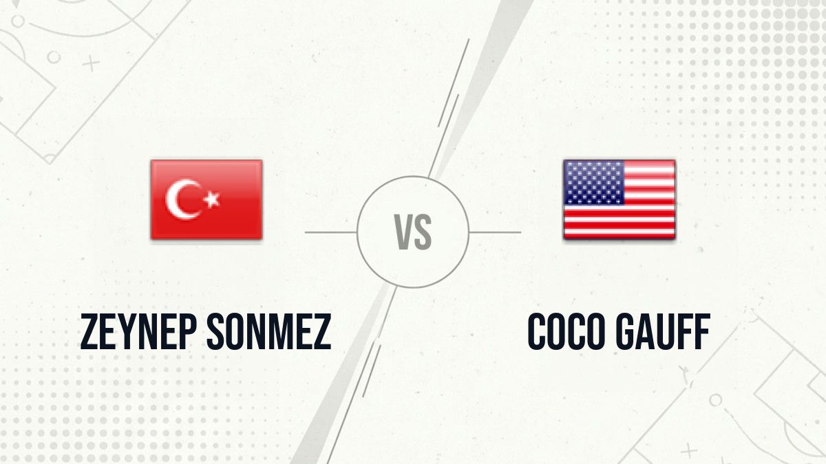 Pronostic Zeynep Sonmez Coco Gauff