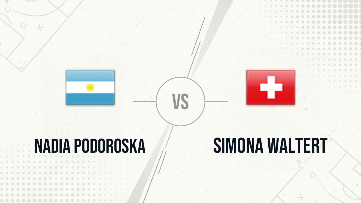 Pronostic Nadia Podoroska Simona Waltert