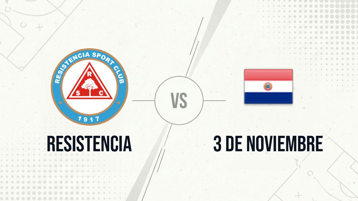 Pronostic Resistencia 3 de Noviembre