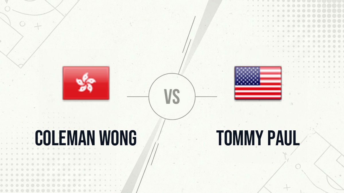Pronostic Coleman Wong Tommy Paul