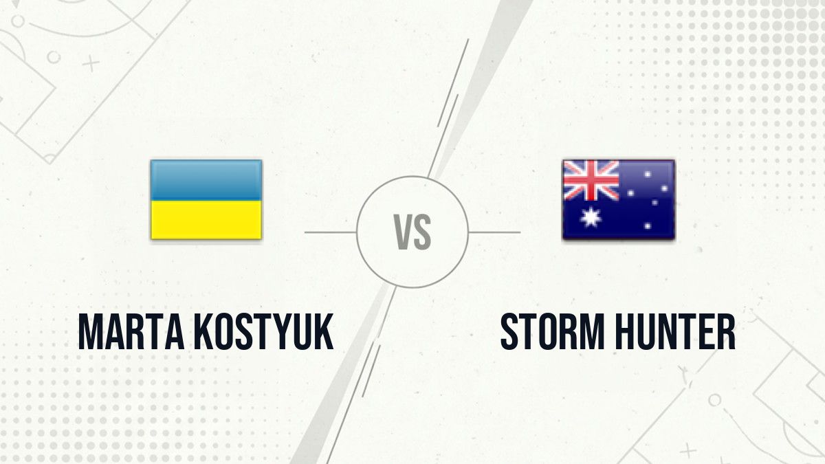Pronostic Marta Kostyuk Storm Hunter