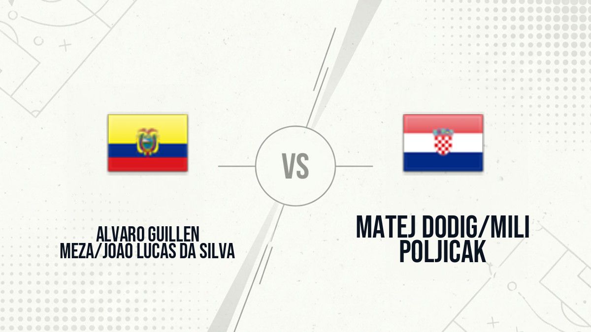 Pronostic Alvaro Guillen Meza/Joao Lucas Da Silva Matej Dodig/Mili Poljicak