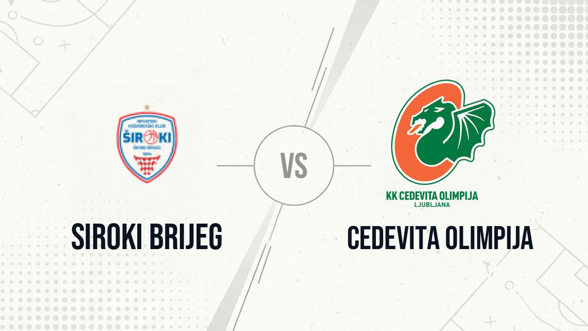 Pronostic Siroki Brijeg Cedevita Olimpija
