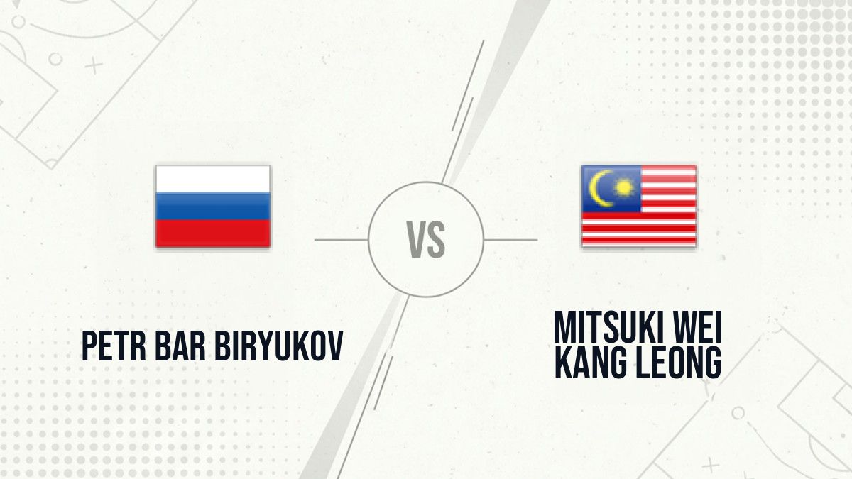 Pronostic Petr Bar Biryukov Mitsuki Wei Kang Leong