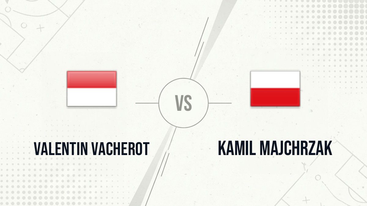 Pronostic Valentin Vacherot Kamil Majchrzak