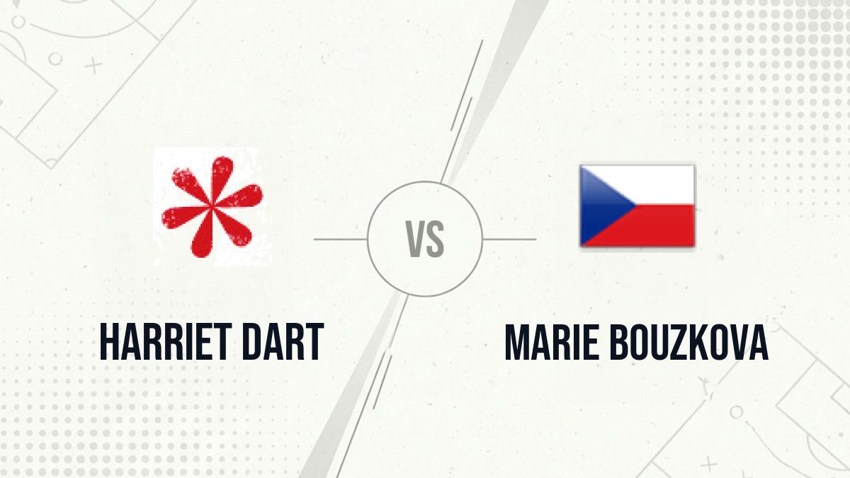 Pronostic Harriet Dart Marie Bouzkova