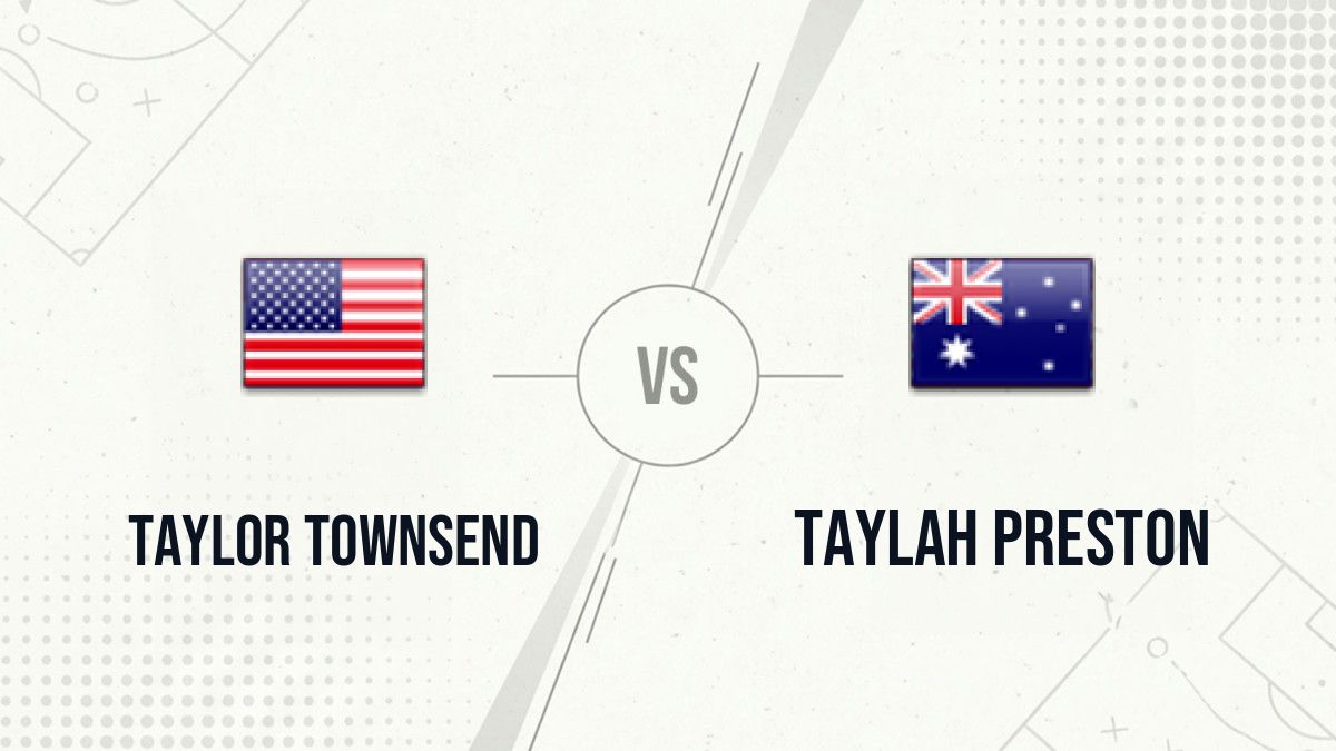 Pronostic Taylor Townsend Taylah Preston