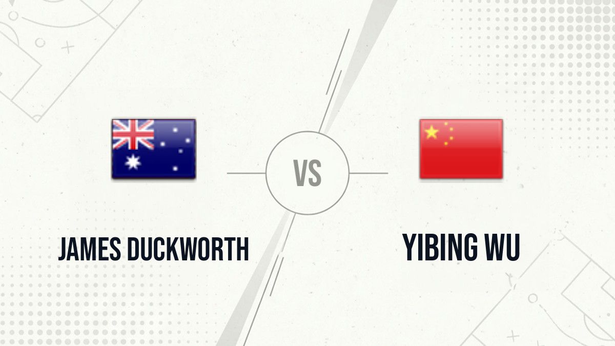 Pronostic James Duckworth Yibing Wu