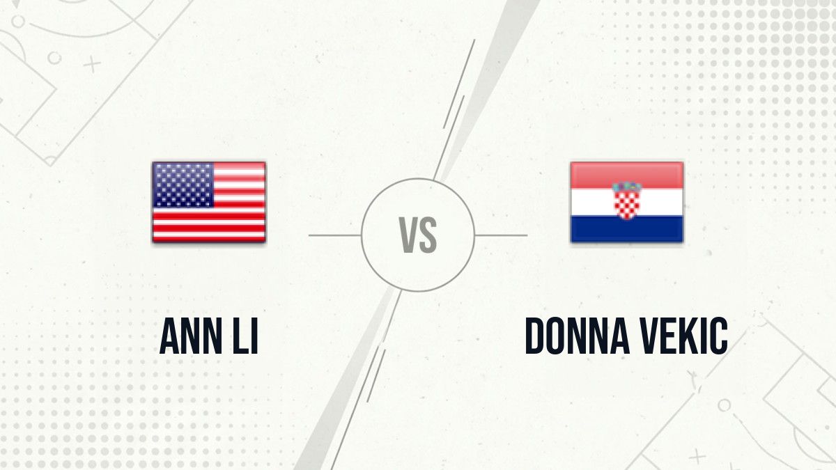Pronostic Ann Li Donna Vekic
