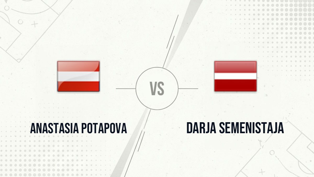Pronostic Anastasia Potapova Darja Semenistaja