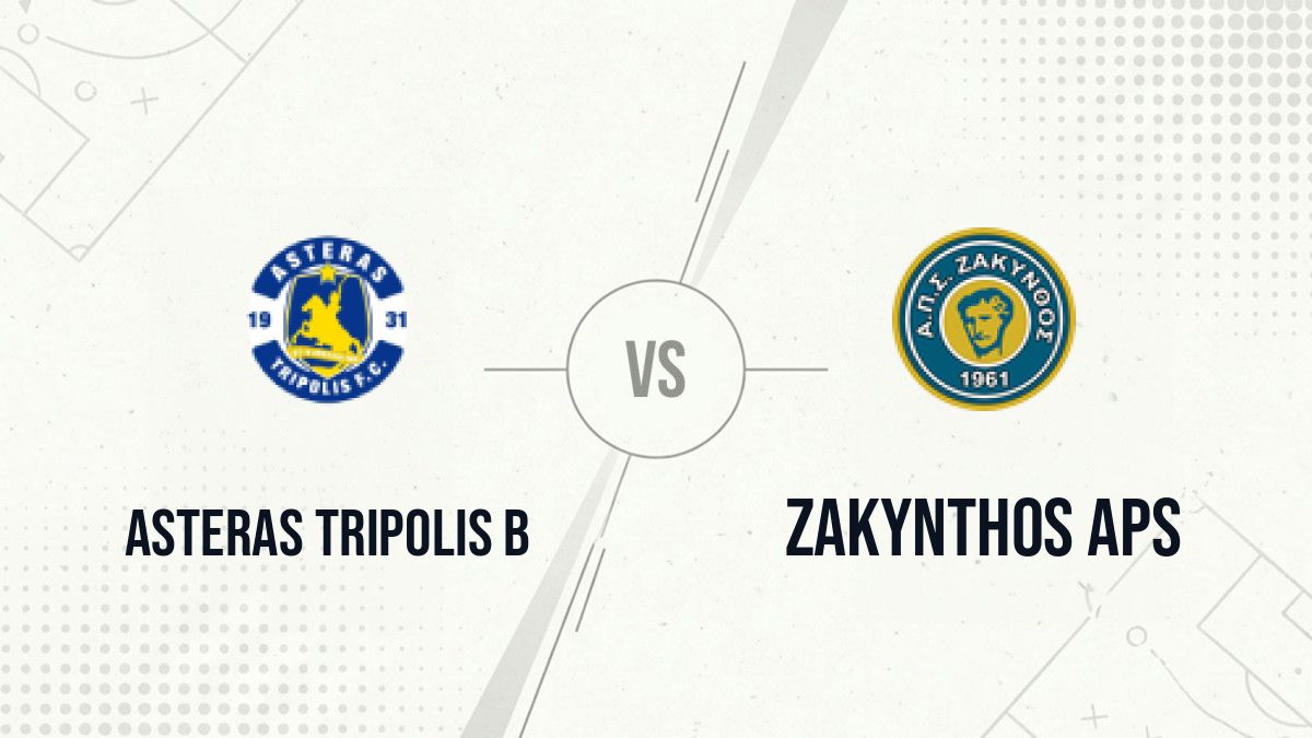 Pronostic Asteras Tripolis B Zakynthos APS
