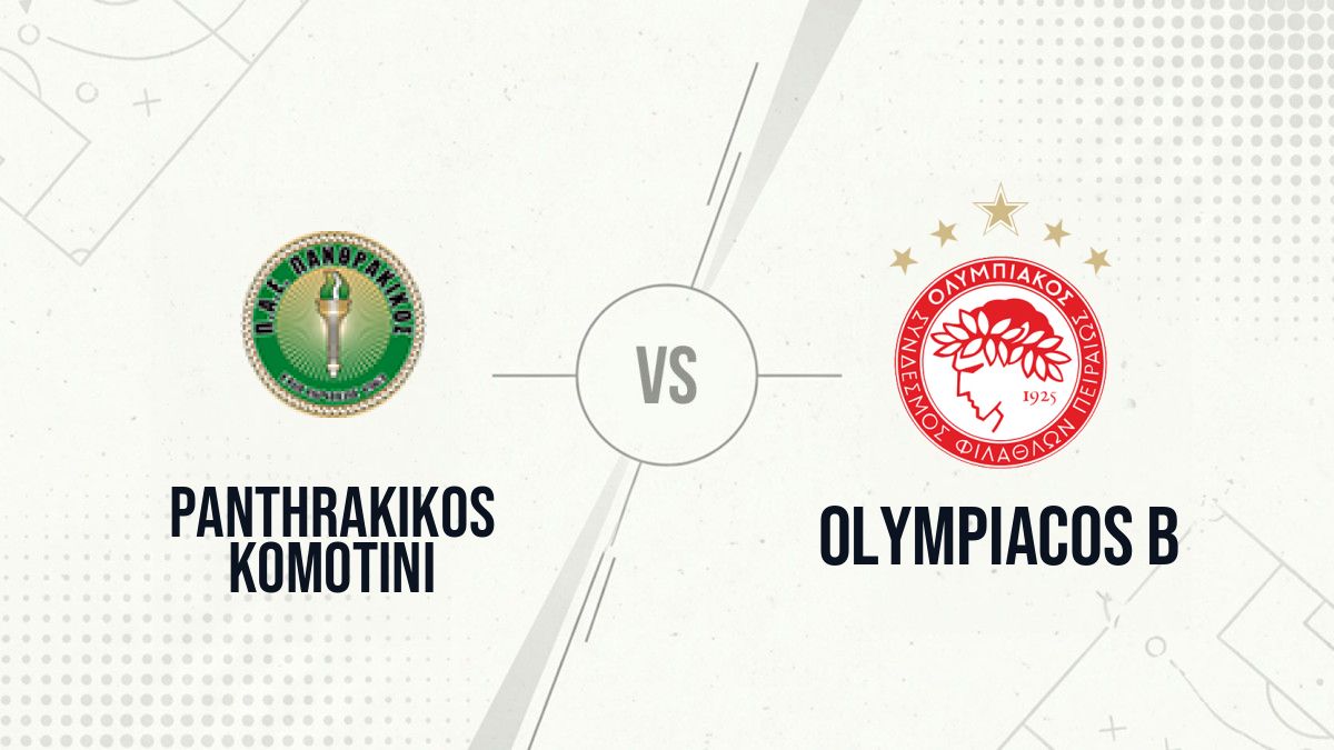 Pronostic Panthrakikos Komotini Olympiacos B