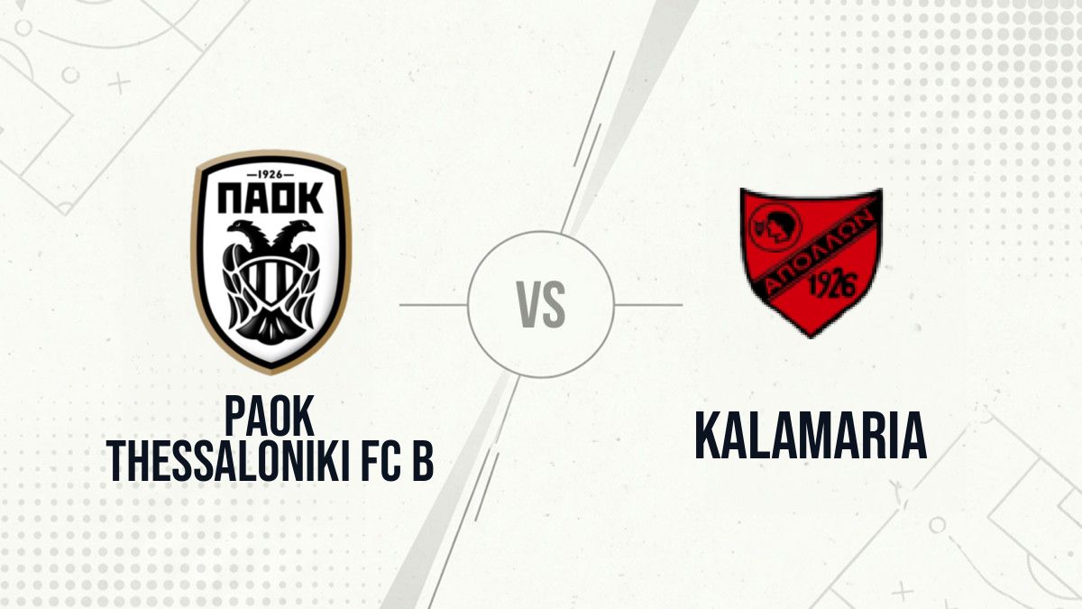Pronostic PAOK Thessaloniki FC B Kalamaria