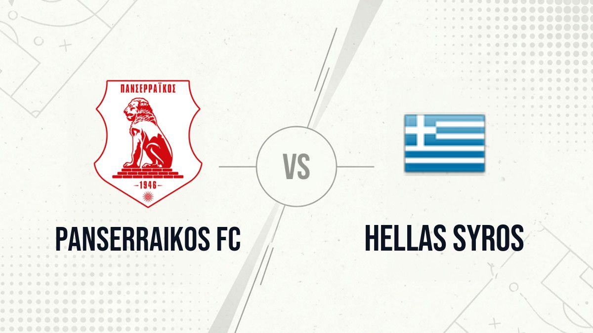 Pronostic Panserraikos FC Hellas Syros