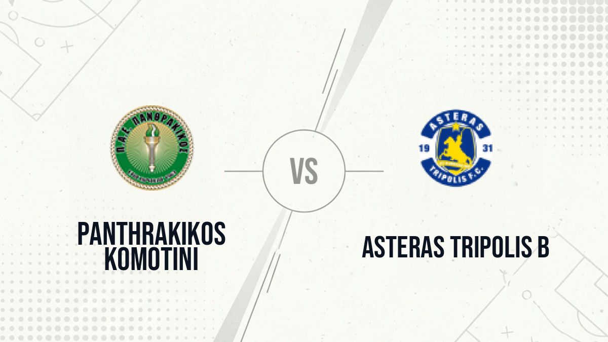 Pronostic Panthrakikos Komotini Asteras Tripolis B