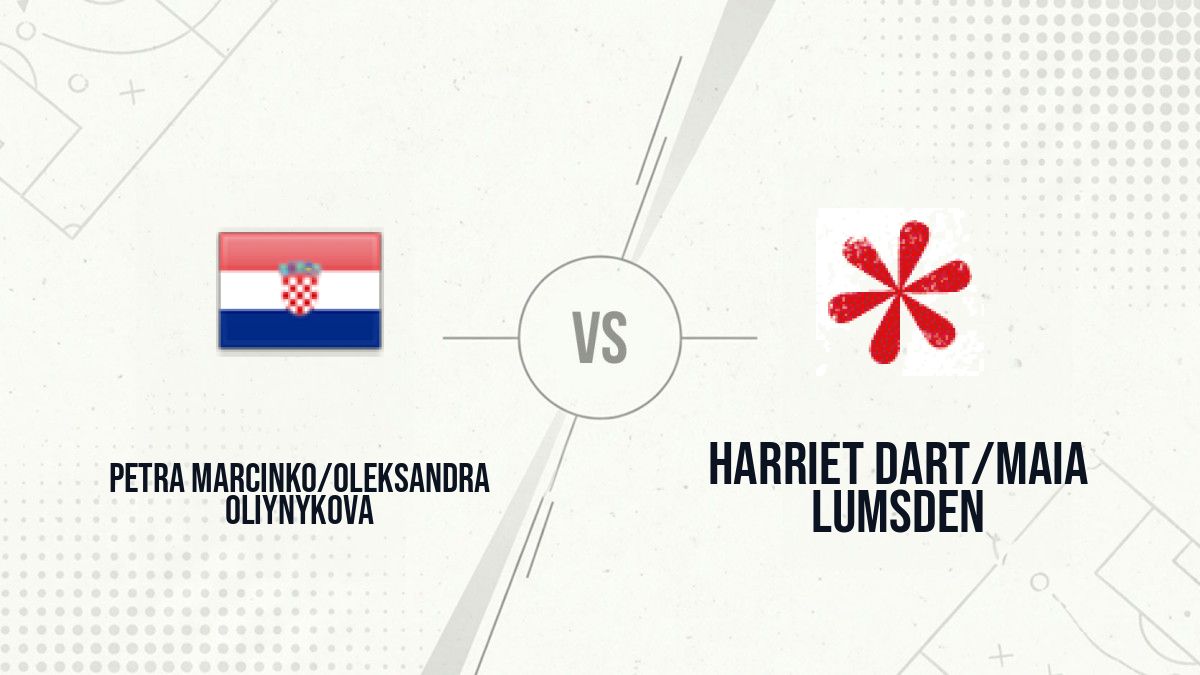 Pronostic Petra Marcinko/Oleksandra Oliynykova Harriet Dart/Maia Lumsden