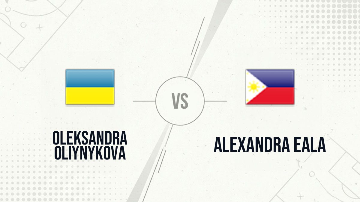 Pronostic Oleksandra Oliynykova Alexandra Eala