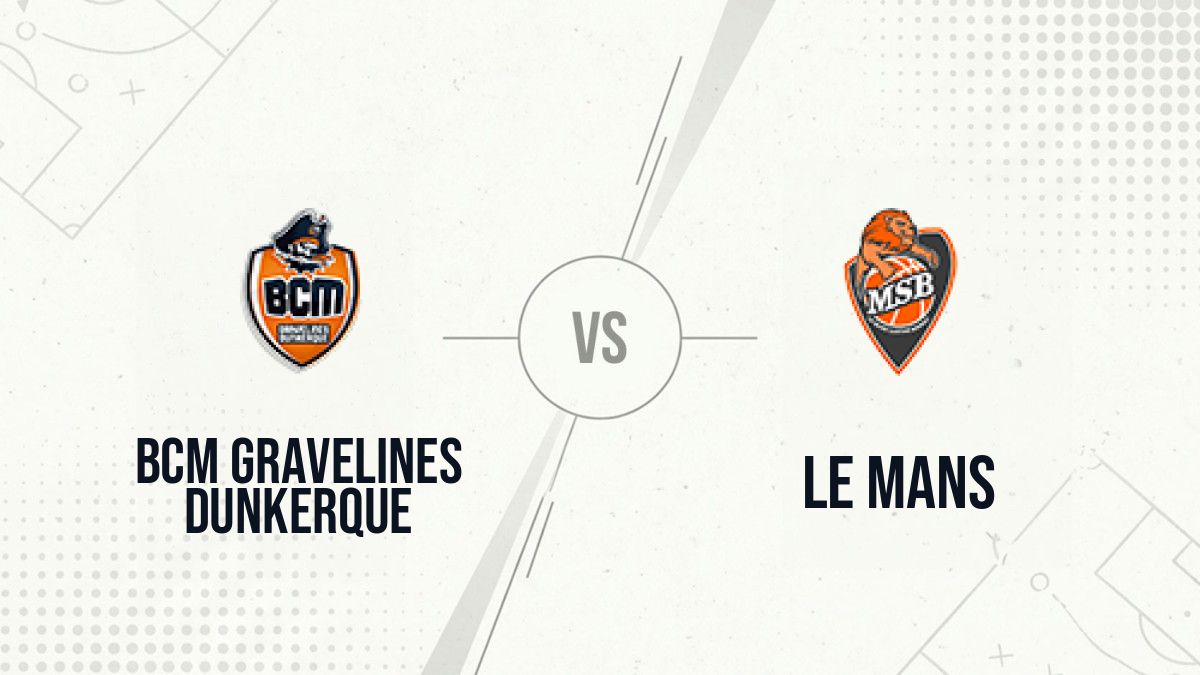 Pronostic BCM Gravelines Dunkerque Le Mans