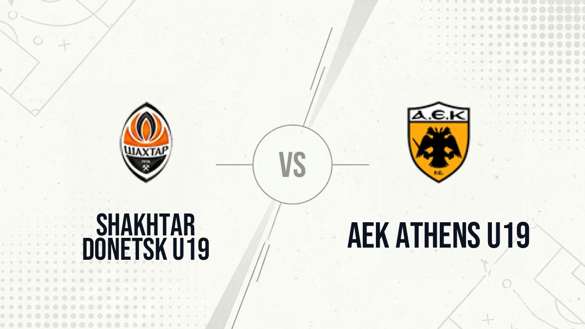 Pronostic Shakhtar Donetsk U19 AEK Athens U19