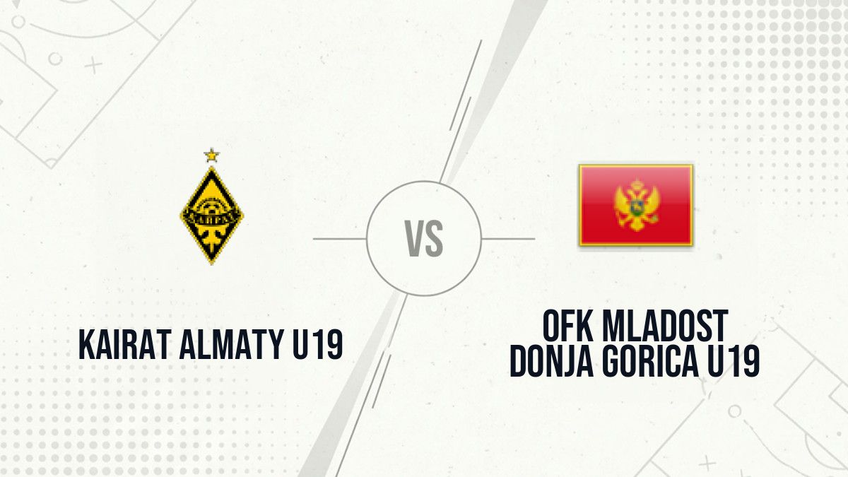 Pronostic Kairat Almaty U19 OFK Mladost Donja Gorica U19