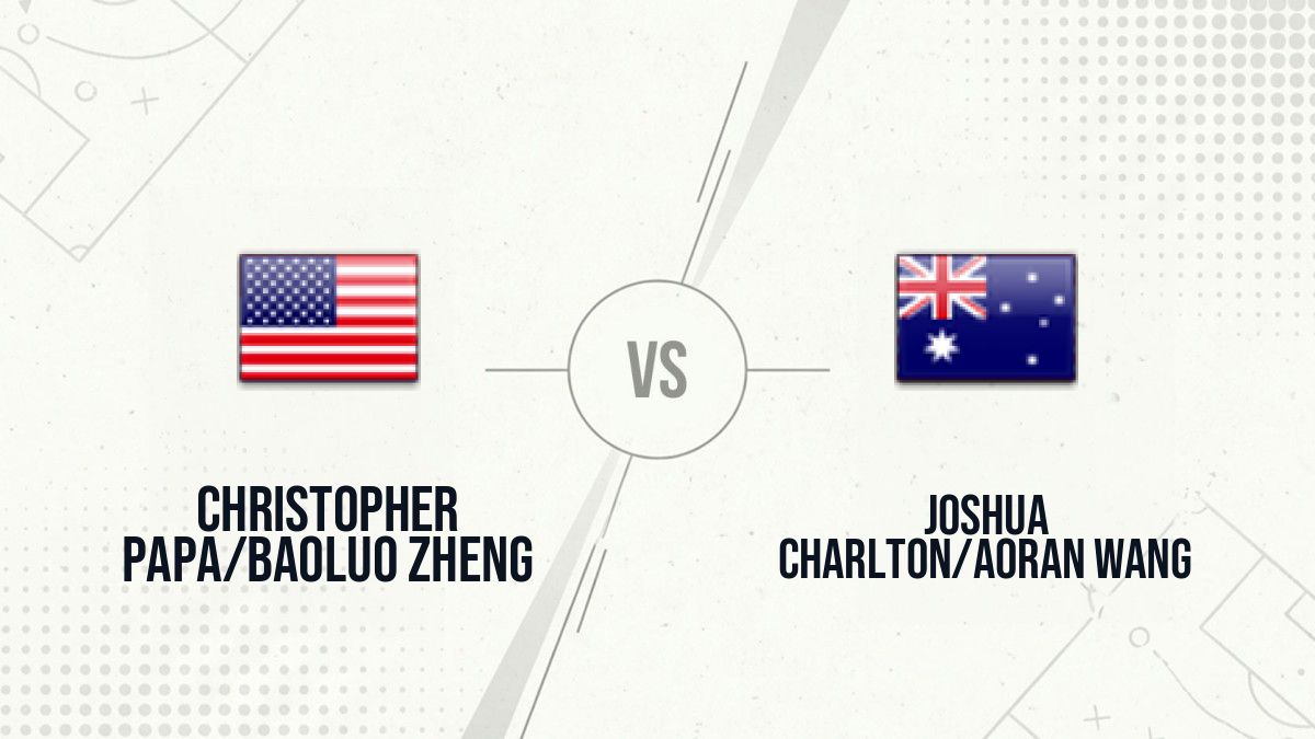 Pronostic Christopher Papa/Baoluo Zheng Joshua Charlton/Aoran Wang