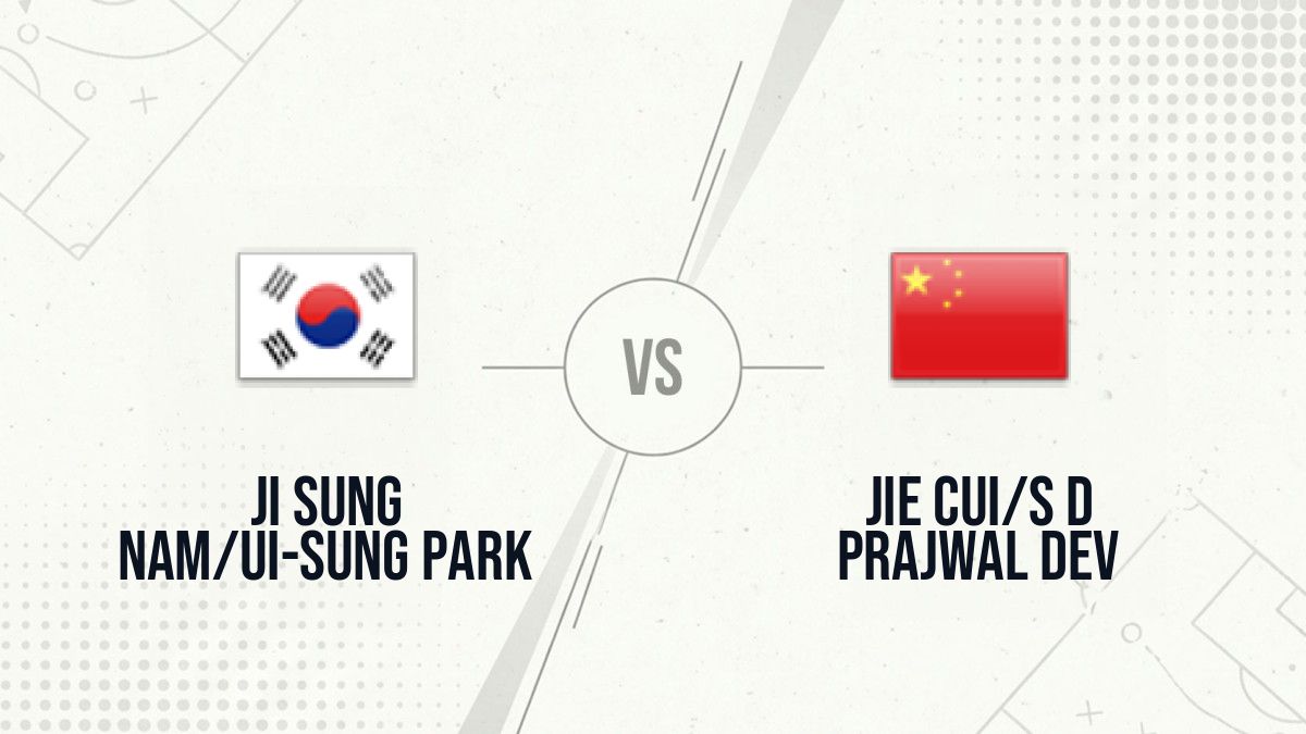 Pronostic Ji Sung Nam/Ui-Sung Park Jie Cui/S D Prajwal Dev