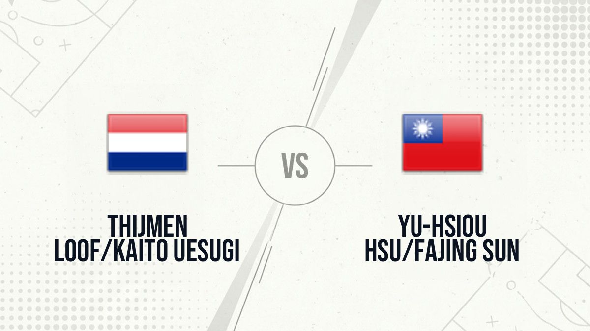 Pronostic Thijmen Loof/Kaito Uesugi Yu-Hsiou Hsu/Fajing Sun