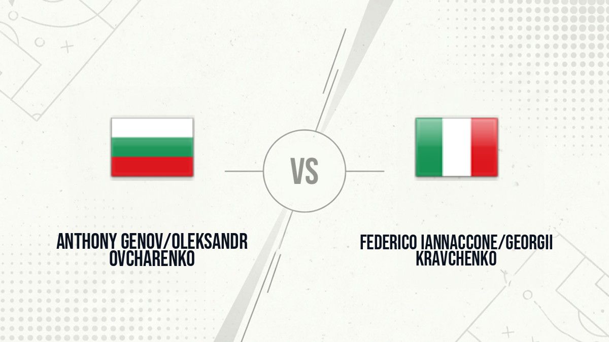 Pronostic Anthony Genov/Oleksandr Ovcharenko Federico Iannaccone/Georgii Kravchenko