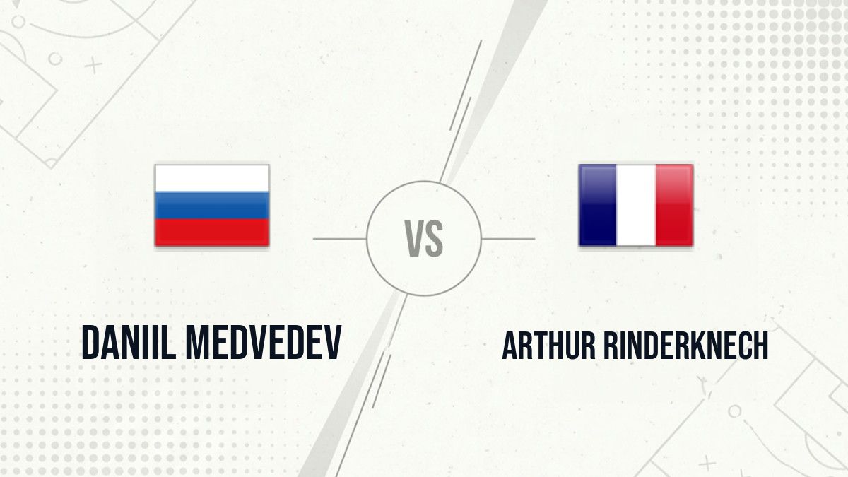 Pronostic Daniil Medvedev Arthur Rinderknech
